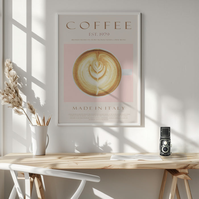 Coffee Est. 1979 Framed Art Wall Decor