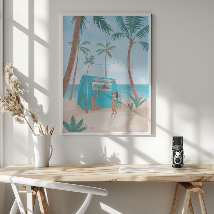 Summer Framed Art Wall Decor