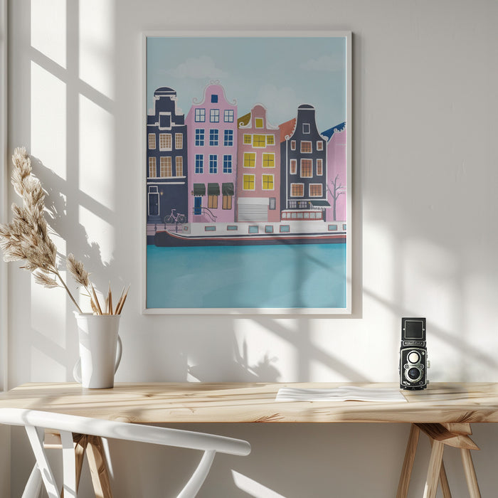 Amsterdam Framed Art Wall Decor