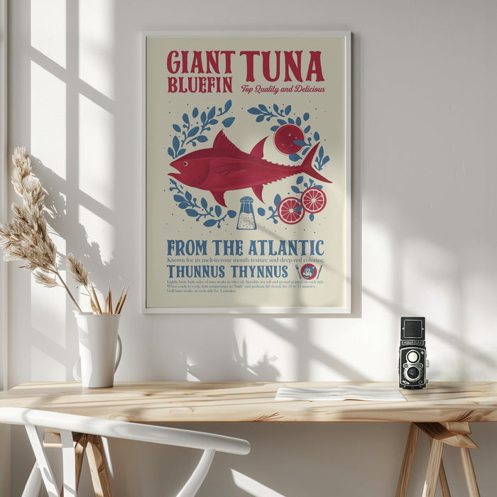 Tuna kitchen print Framed Art Wall Decor