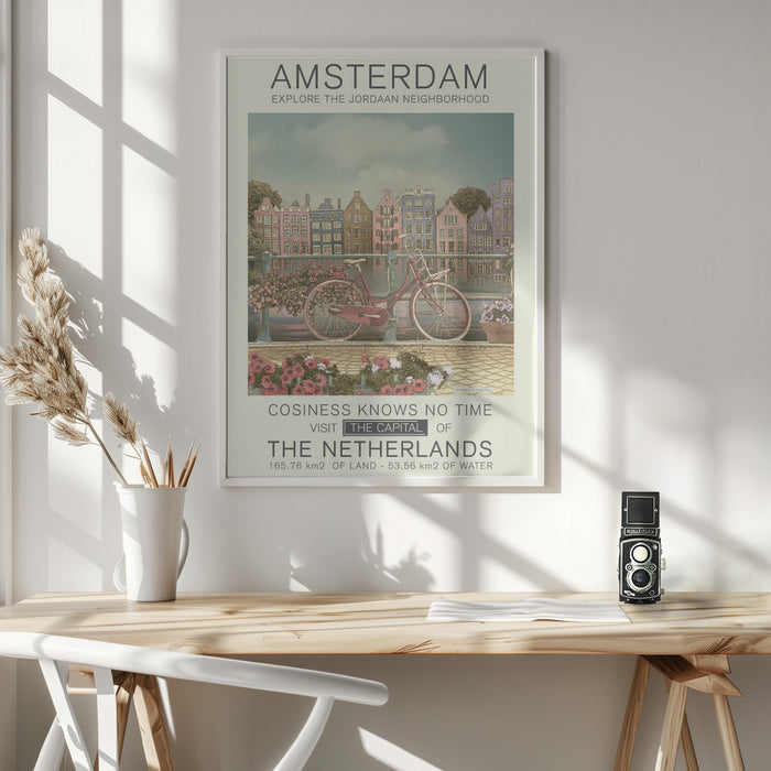 Amsterdam print Framed Art Wall Decor