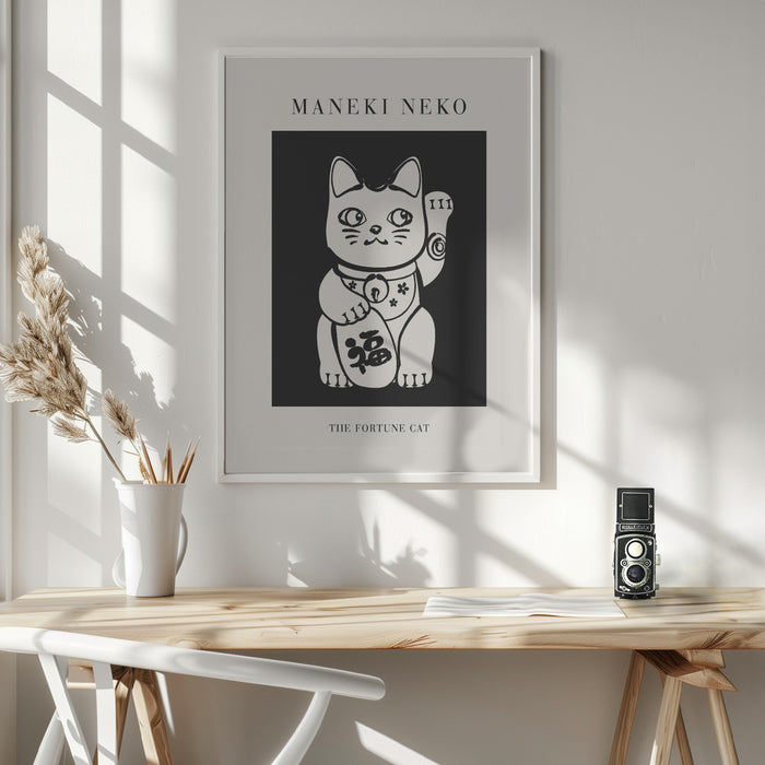 Manekineko Framed Art Wall Decor