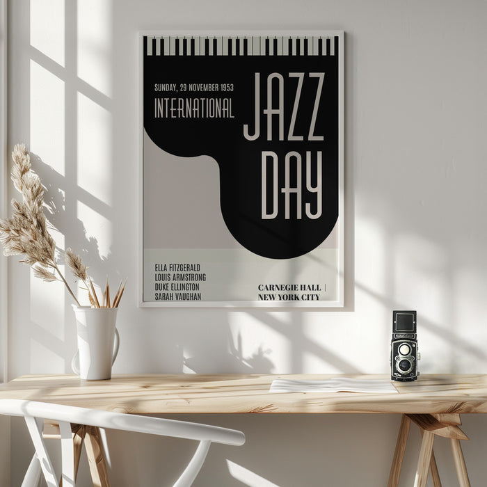 Jazzy Days Framed Art Wall Decor