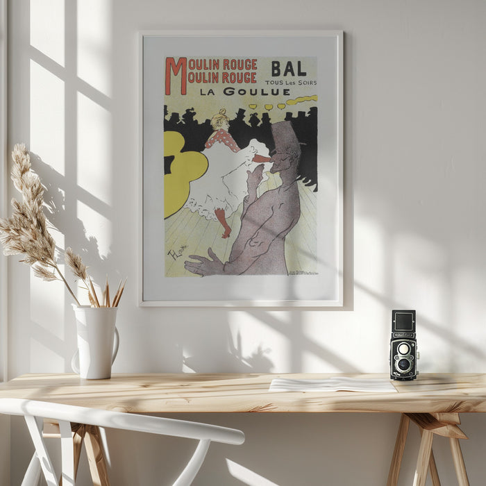 Affiche Pour Le Moulin Rouge la Goulue (1898 Framed Art Wall Decor