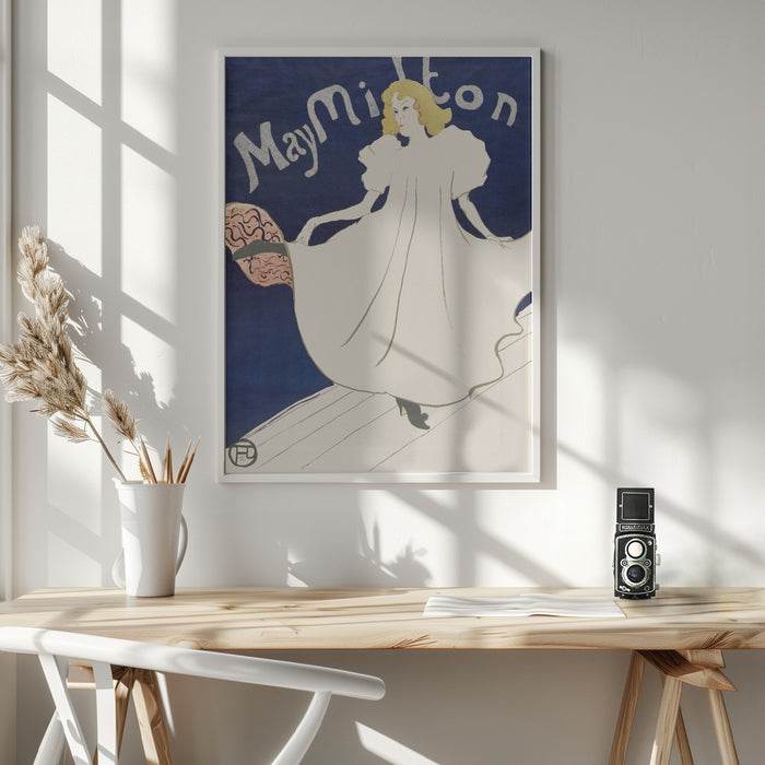 May Milton Poster(1895) Framed Art Wall Decor