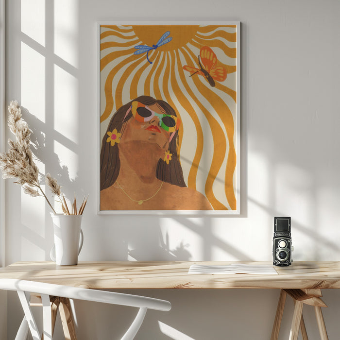 Sunny Framed Art Wall Decor