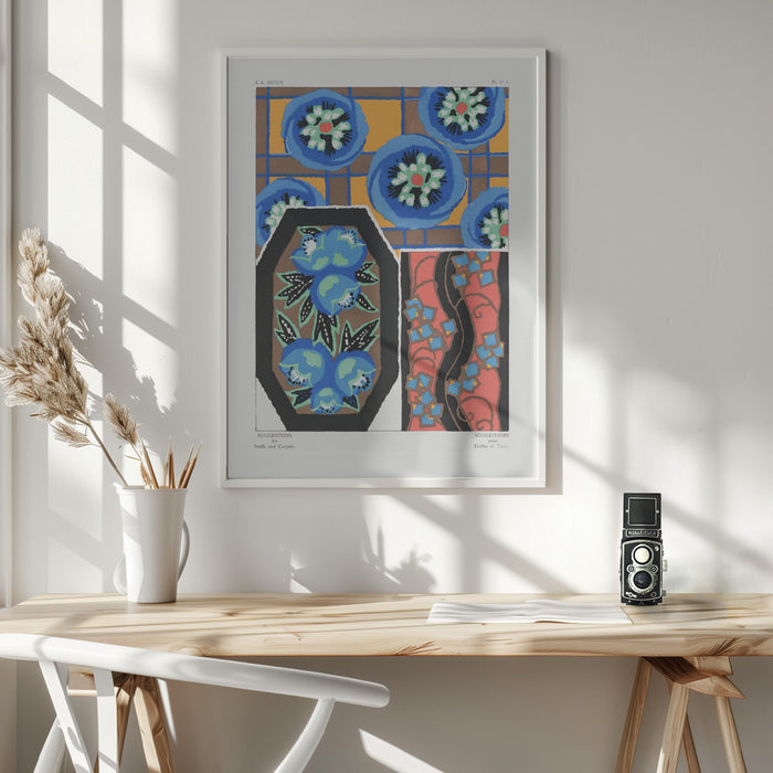 Pattern 01 Framed Art Modern Wall Decor