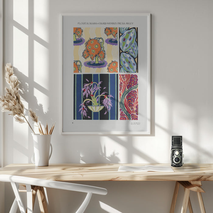 Pattern 08 Framed Art Wall Decor