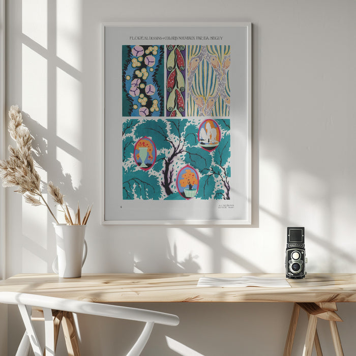 Pattern 04 Framed Art Modern Wall Decor