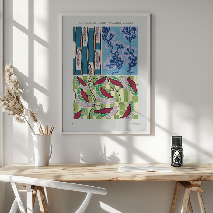 Pattern 016 Framed Art Wall Decor