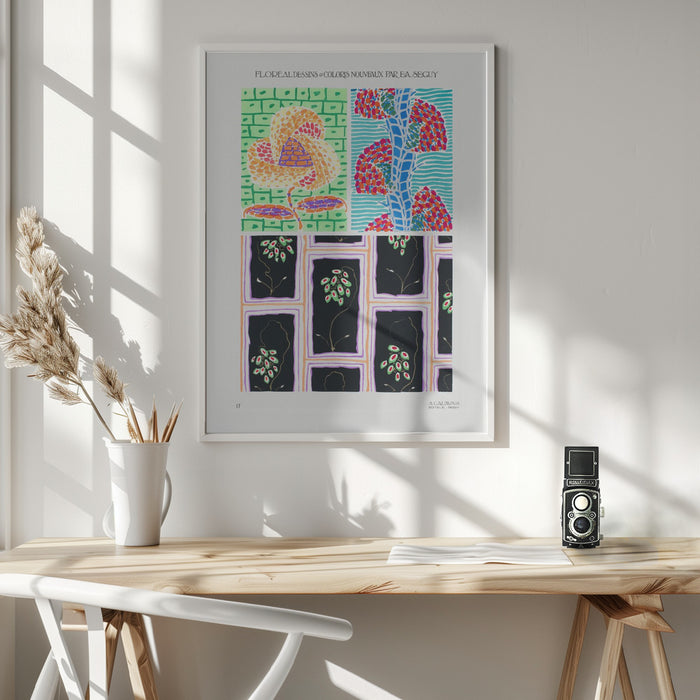 Pattern 17 Framed Art Wall Decor