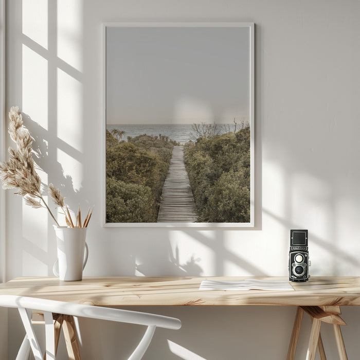 Boardwalk Framed Art Wall Decor