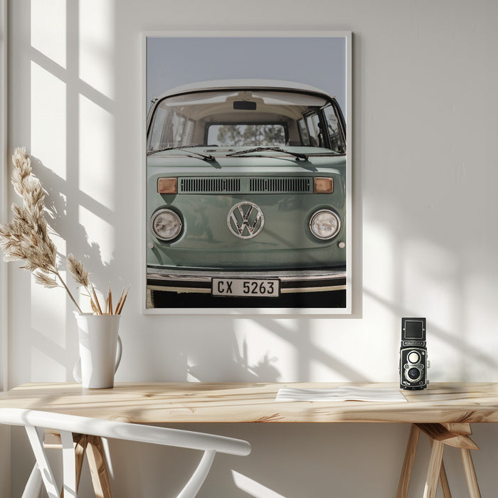 Vw Kombi Framed Art Wall Decor