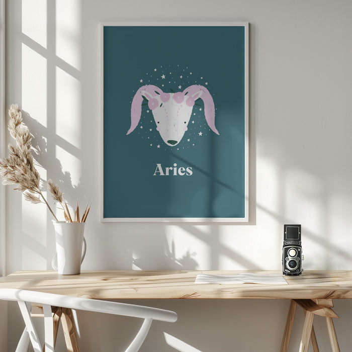 Aries Framed Art Wall Decor