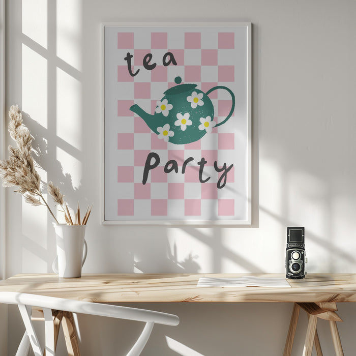 Tea Party Framed Art Wall Decor