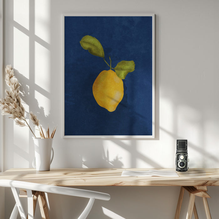 Just a little lemon Framed Art Wall Decor