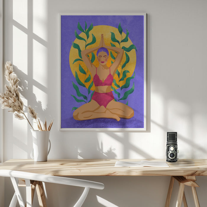 Meditation Framed Art Wall Decor