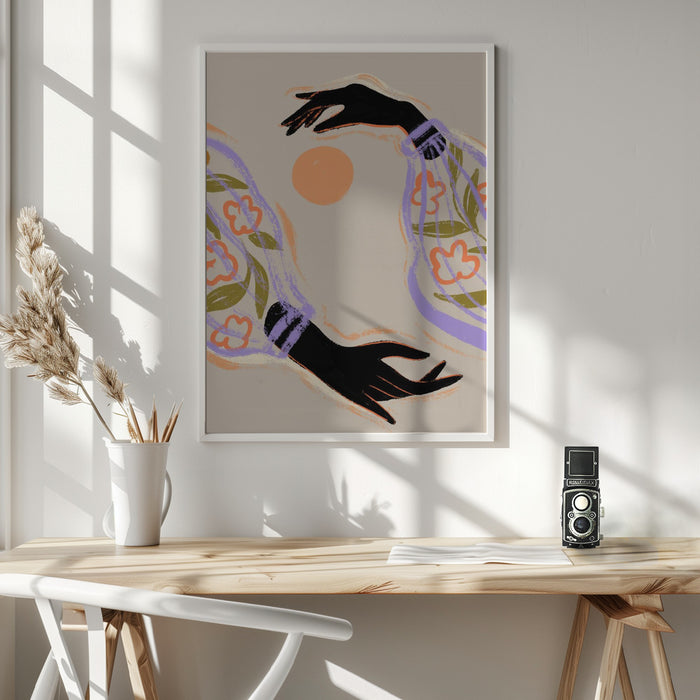 Embrace The Sun Framed Art Wall Decor