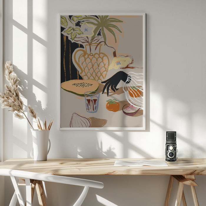 Fruitful Spread Framed Art Wall Decor