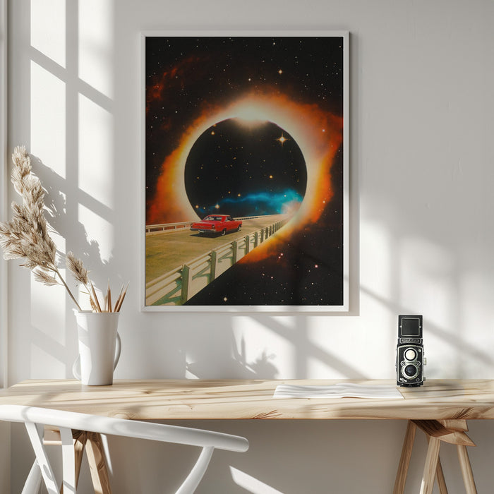 A Space Journey Begins Framed Art Wall Decor