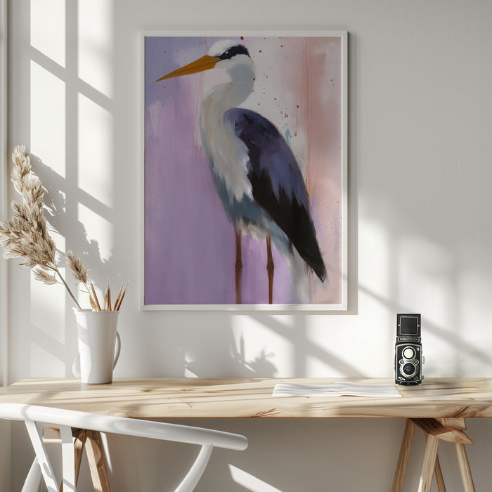 Stork Framed Art Wall Decor