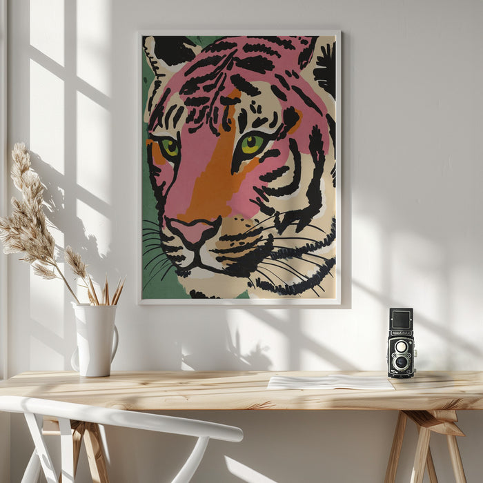 Strong Look Framed Art Wall Decor