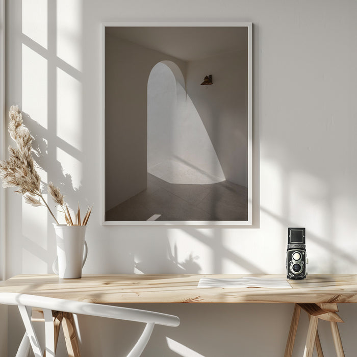 Arch Shadows Framed Art Wall Decor