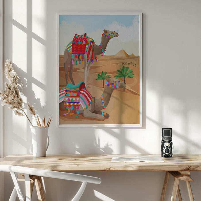 Desert Adventure Framed Art Wall Decor