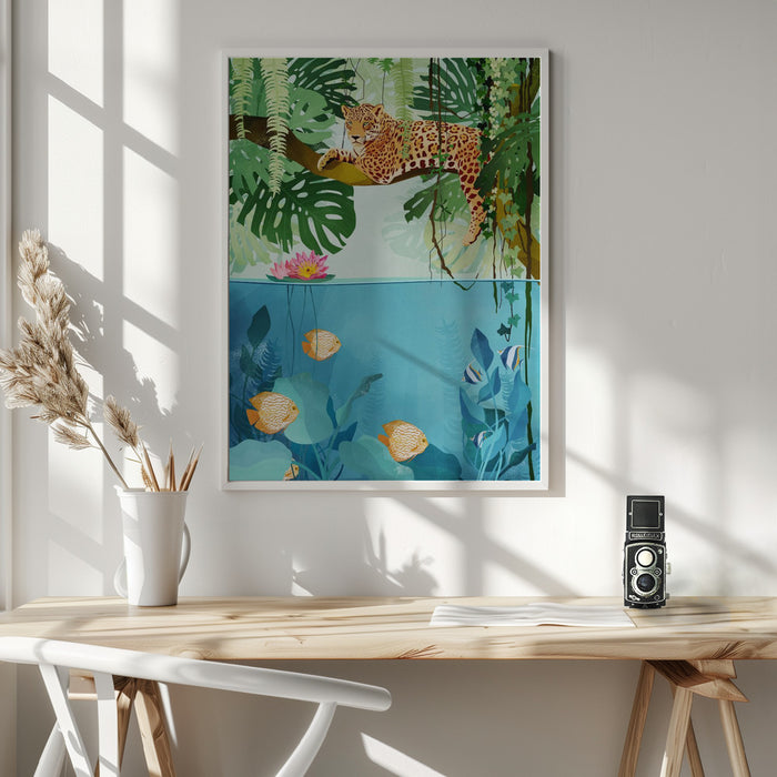 Welcome To the Jungle Framed Art Wall Decor