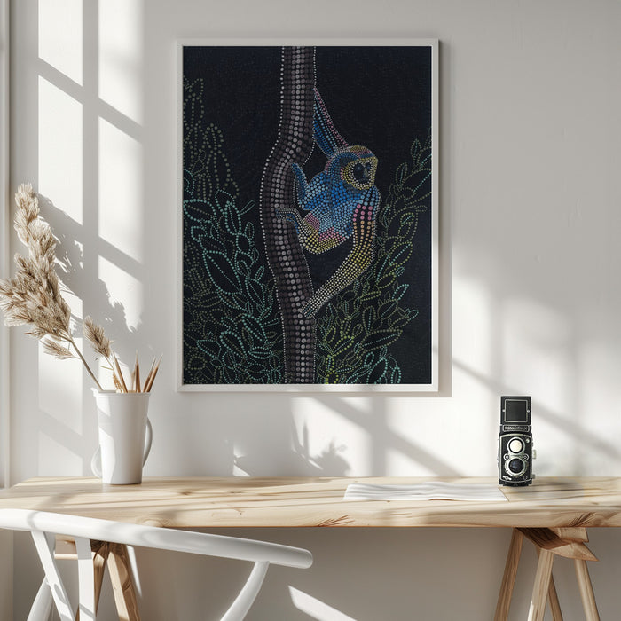 Thailand Gibbon Framed Art Wall Decor