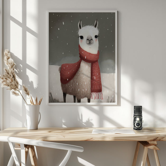 Lama 1 Framed Art Wall Decor