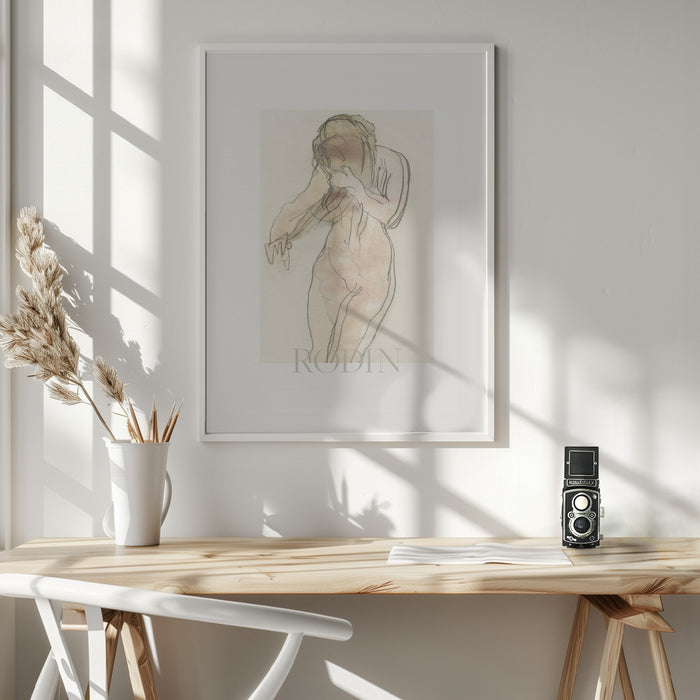 Study of Nude Framed Art Wall Decor