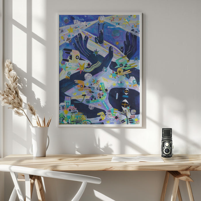 Tide in the Evening Framed Art Wall Decor