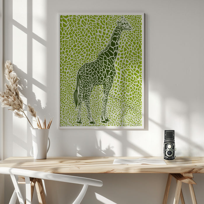 The Majestic Giraffe Framed Art Wall Decor