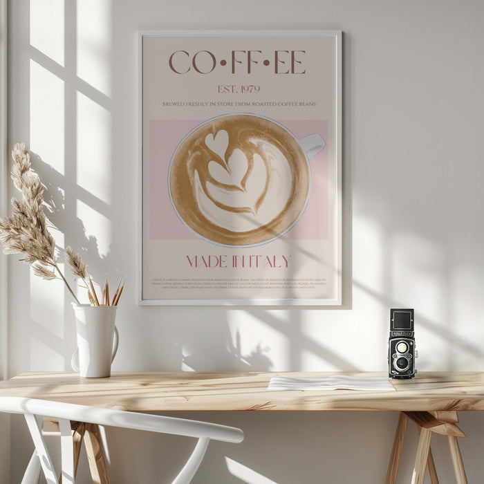 Coffee Framed Art Wall Decor