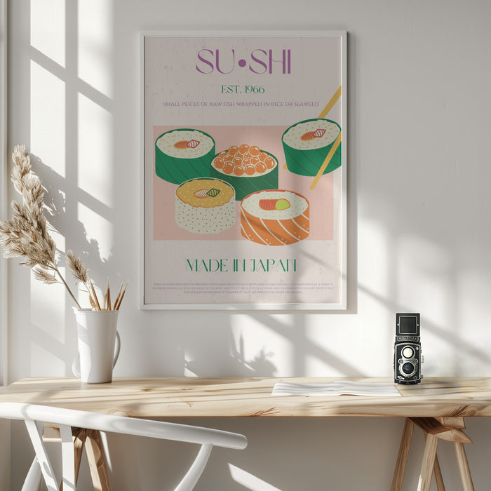 Sushi Framed Art Wall Decor