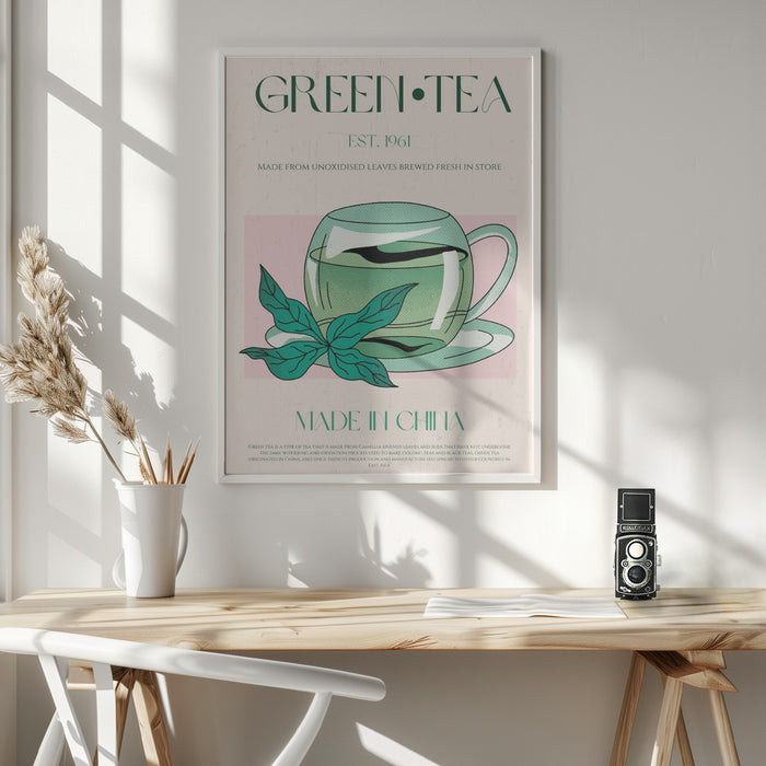 Green Tea  Framed Art Wall Decor