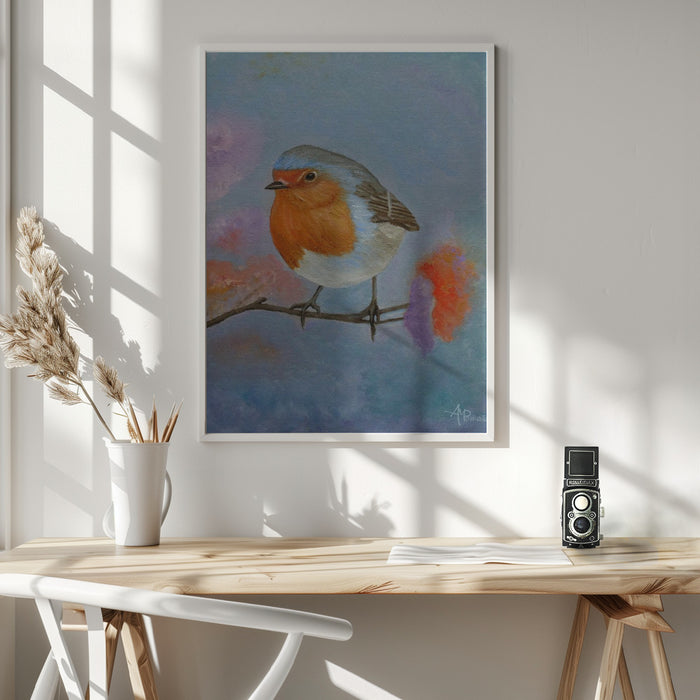 Robin Framed Art Wall Decor