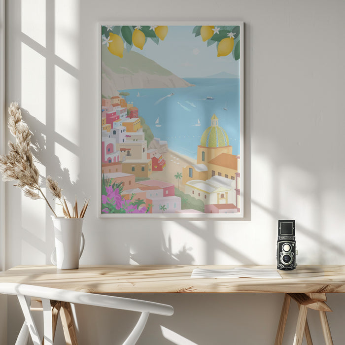 Positano, Italy Framed Art Wall Decor