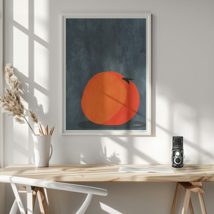 Calmly Sleeping Apple Framed Art Wall Decor