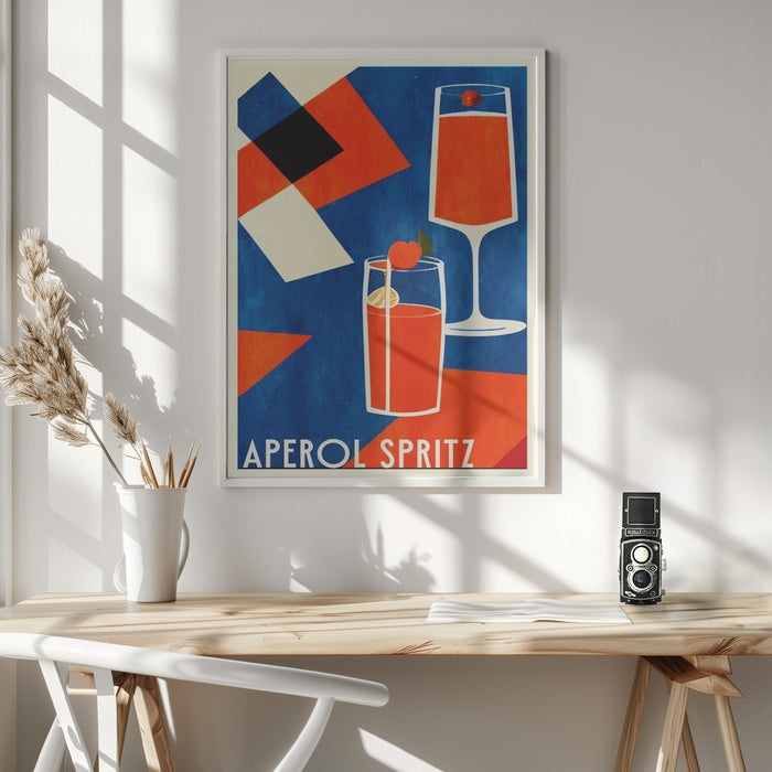 Aperol Spritz Framed Art Wall Decor