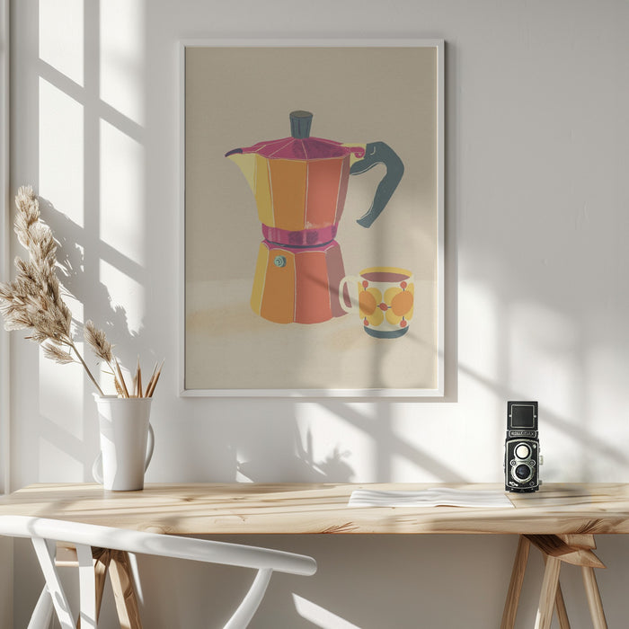 Coffee break Framed Art Wall Decor