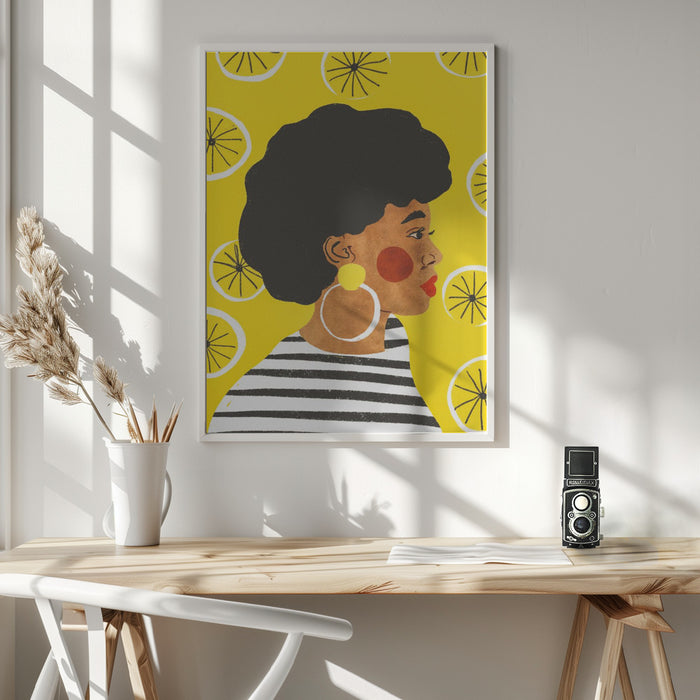 Lemonade Framed Art Wall Decor