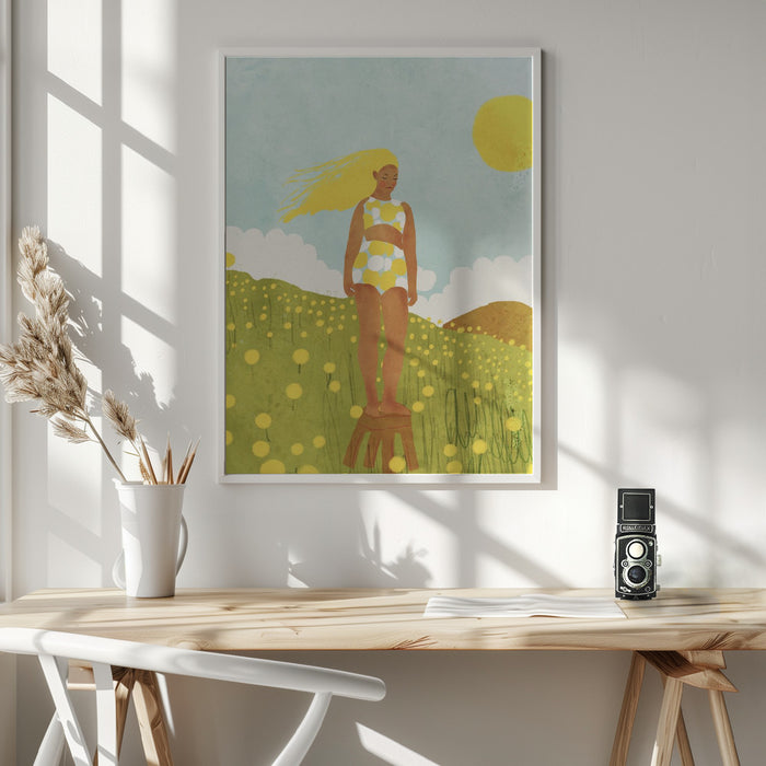 Sunny energy Framed Art Wall Decor