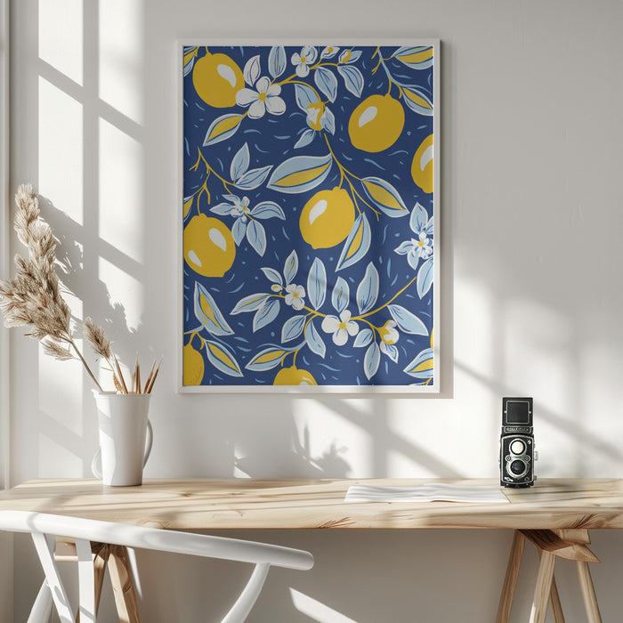 Italien Lemons 2 Framed Art Wall Decor