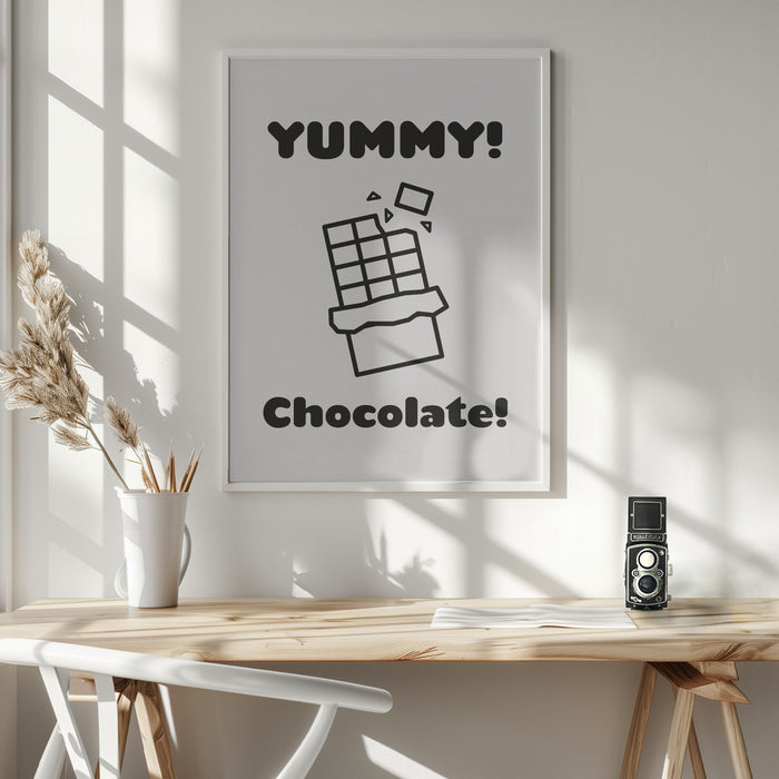 Chocolate Framed Art Wall Decor