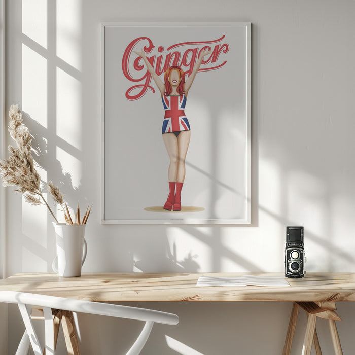 Ginger Spice Framed Art Wall Decor