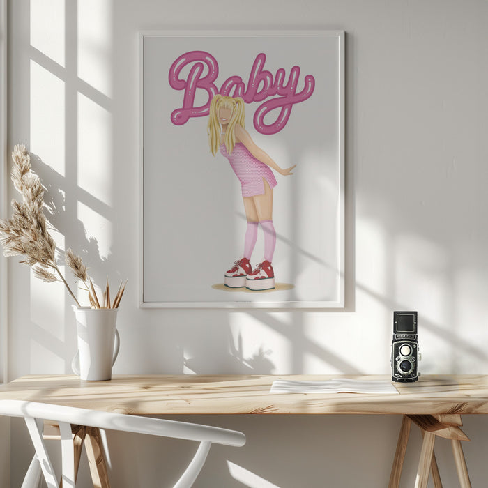 Baby Spice Framed Art Wall Decor