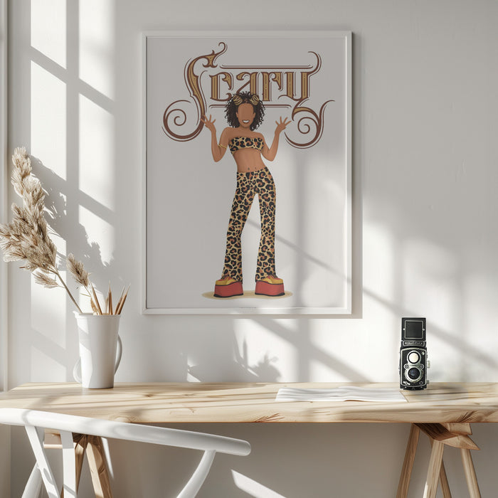 Scary Spice Framed Art Wall Decor