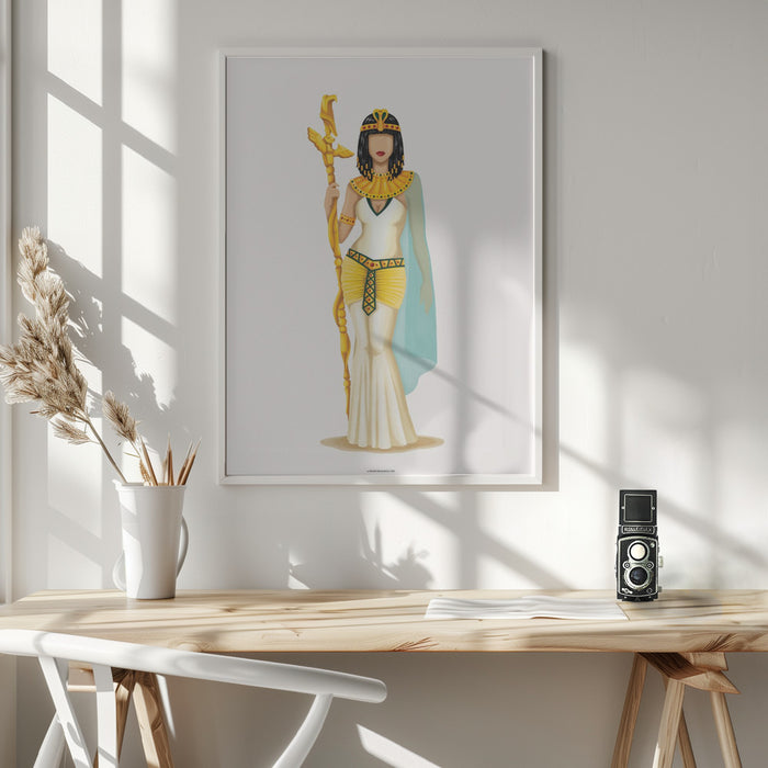 Cleopatra Framed Art Wall Decor